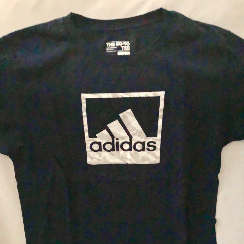 Dark Blue Adidas Tee
